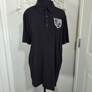 ⭐️Hylete Warrior King Core Keys Black Polo Shirt Size XL